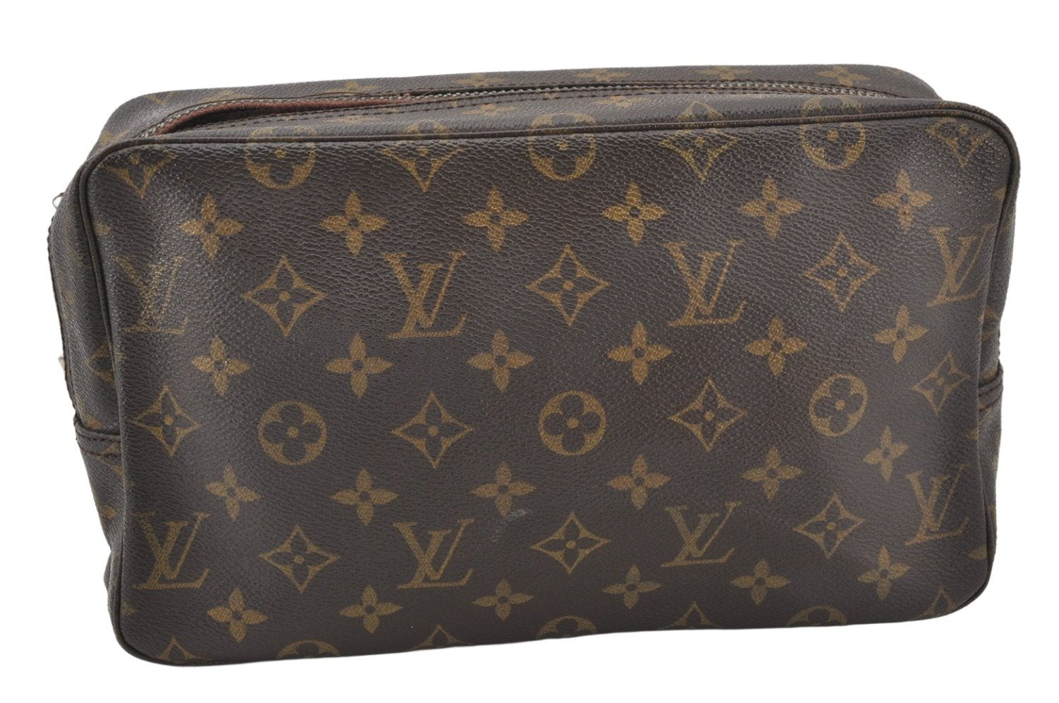 Auth Louis Vuitton Monogram Trousse Toilette 28 Clutch Bag M47522 Junk 5560K