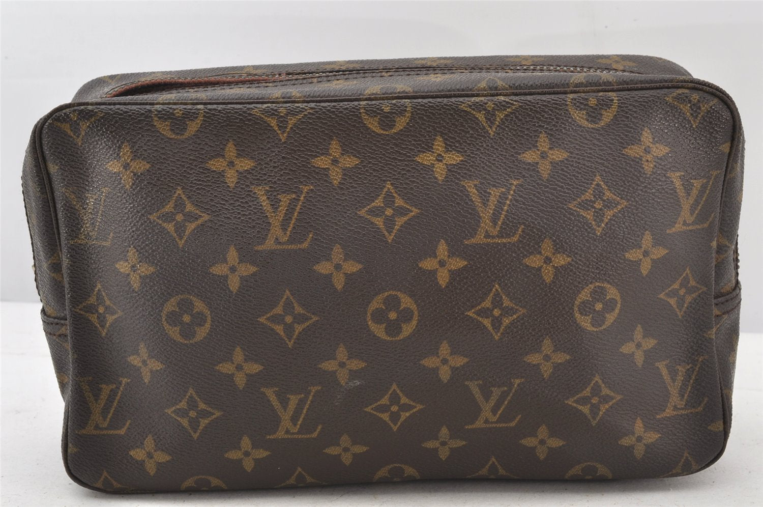 Auth Louis Vuitton Monogram Trousse Toilette 28 Clutch Bag M47522 Junk 5560K