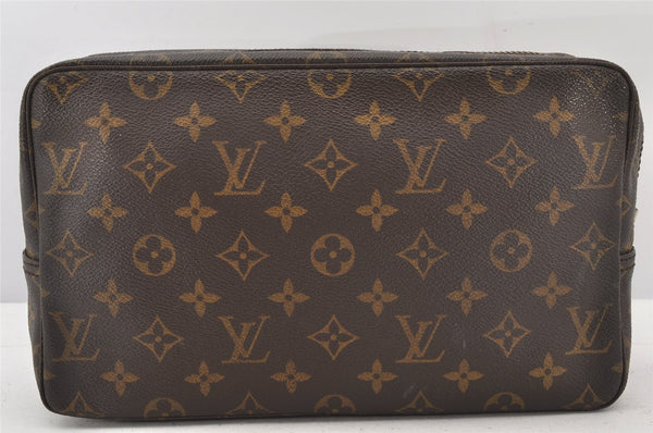 Auth Louis Vuitton Monogram Trousse Toilette 28 Clutch Bag M47522 Junk 5560K