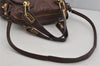 Authentic Chloe Paraty 2Way Shoulder Hand Bag Purse Leather Brown 5561J