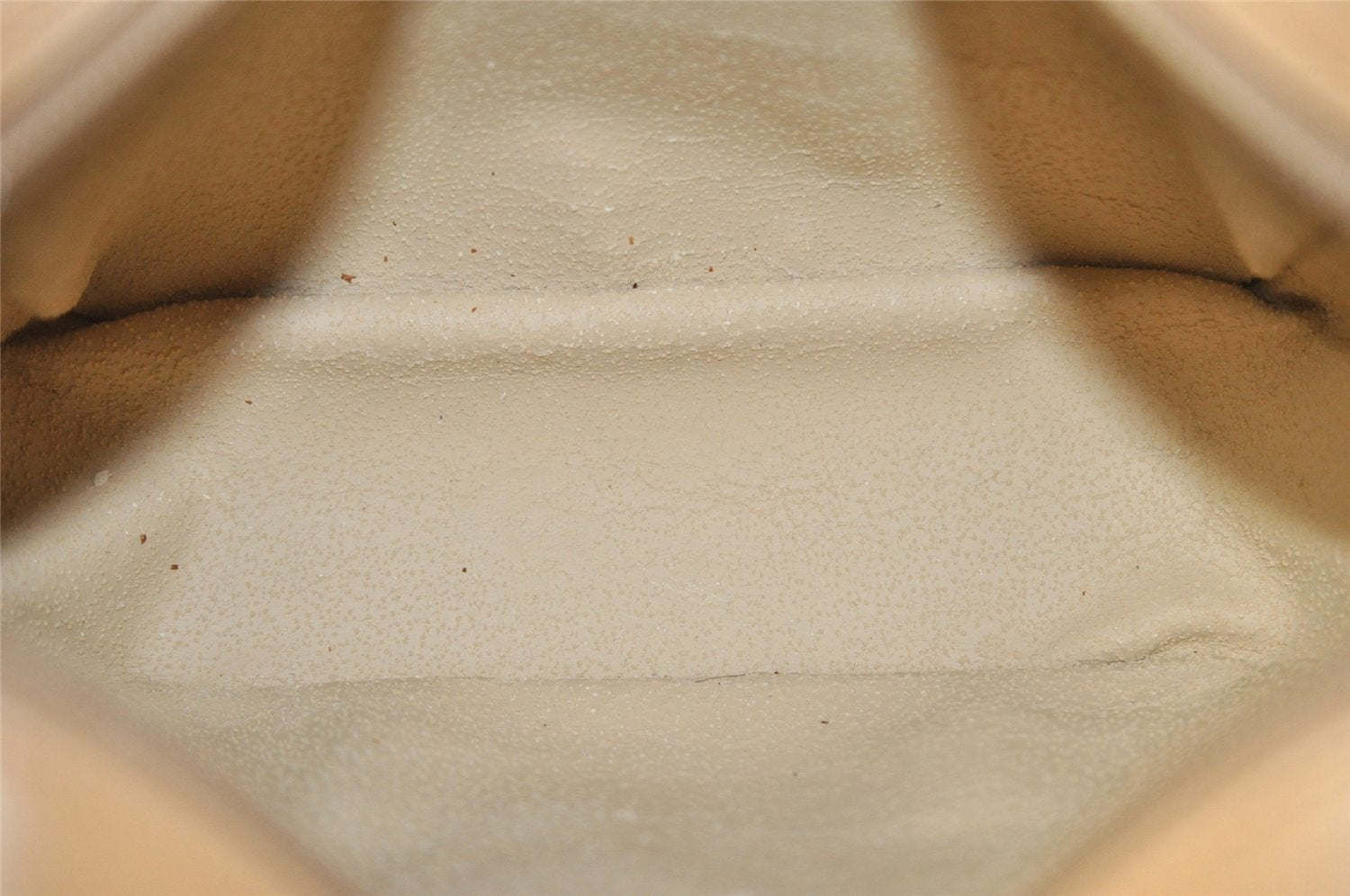 Authentic GUCCI Bamboo Chain Shoulder Cross Body Bag Leather Beige Junk 5562I