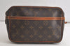 Authentic Louis Vuitton Monogram Compiegne 23 Clutch Bag M51847 Junk 5562K