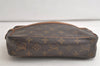 Authentic Louis Vuitton Monogram Compiegne 23 Clutch Bag M51847 Junk 5562K