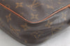 Authentic Louis Vuitton Monogram Compiegne 23 Clutch Bag M51847 Junk 5562K