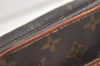 Authentic Louis Vuitton Monogram Compiegne 23 Clutch Bag M51847 Junk 5562K