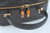 Auth GUCCI Vintage Bamboo 2Way Shoulder Hand Bag Purse Leather Brown Junk 5563I