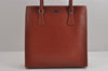 Authentic PRADA Vintage Leather Shoulder Hand Tote Bag Brown 5563J