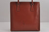Authentic PRADA Vintage Leather Shoulder Hand Tote Bag Brown 5563J