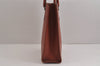 Authentic PRADA Vintage Leather Shoulder Hand Tote Bag Brown 5563J