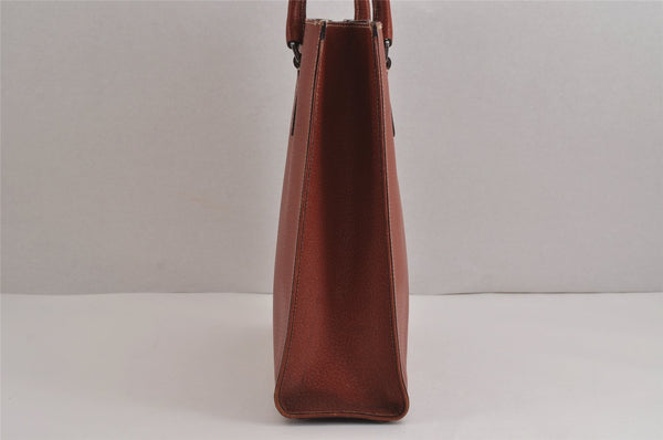 Authentic PRADA Vintage Leather Shoulder Hand Tote Bag Brown 5563J