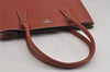 Authentic PRADA Vintage Leather Shoulder Hand Tote Bag Brown 5563J