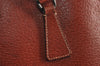 Authentic PRADA Vintage Leather Shoulder Hand Tote Bag Brown 5563J