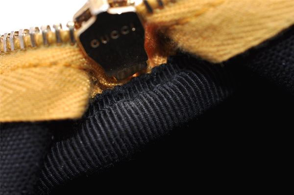 Authentic GUCCI Hand Boston Bag Purse GG PVC Leather 193604 White 5564I