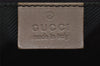 Authentic GUCCI Vintage Shoulder Bag Purse GG Canvas Leather 33900 Beige 5565J