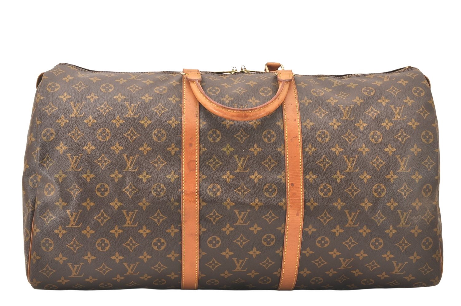 Authentic Louis Vuitton Monogram Keepall 60 Travel Boston Bag M41422 LV 5565K