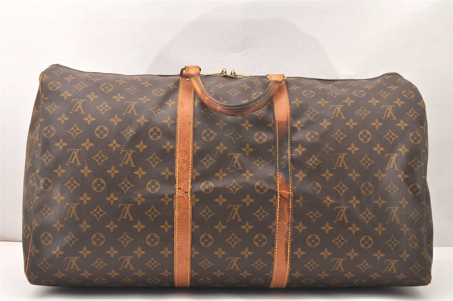 Authentic Louis Vuitton Monogram Keepall 60 Travel Boston Bag M41422 LV 5565K