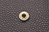 Authentic CHANEL Caviar Skin Vintage CC Logo Trifold Wallet Purse Wine Red 5566I