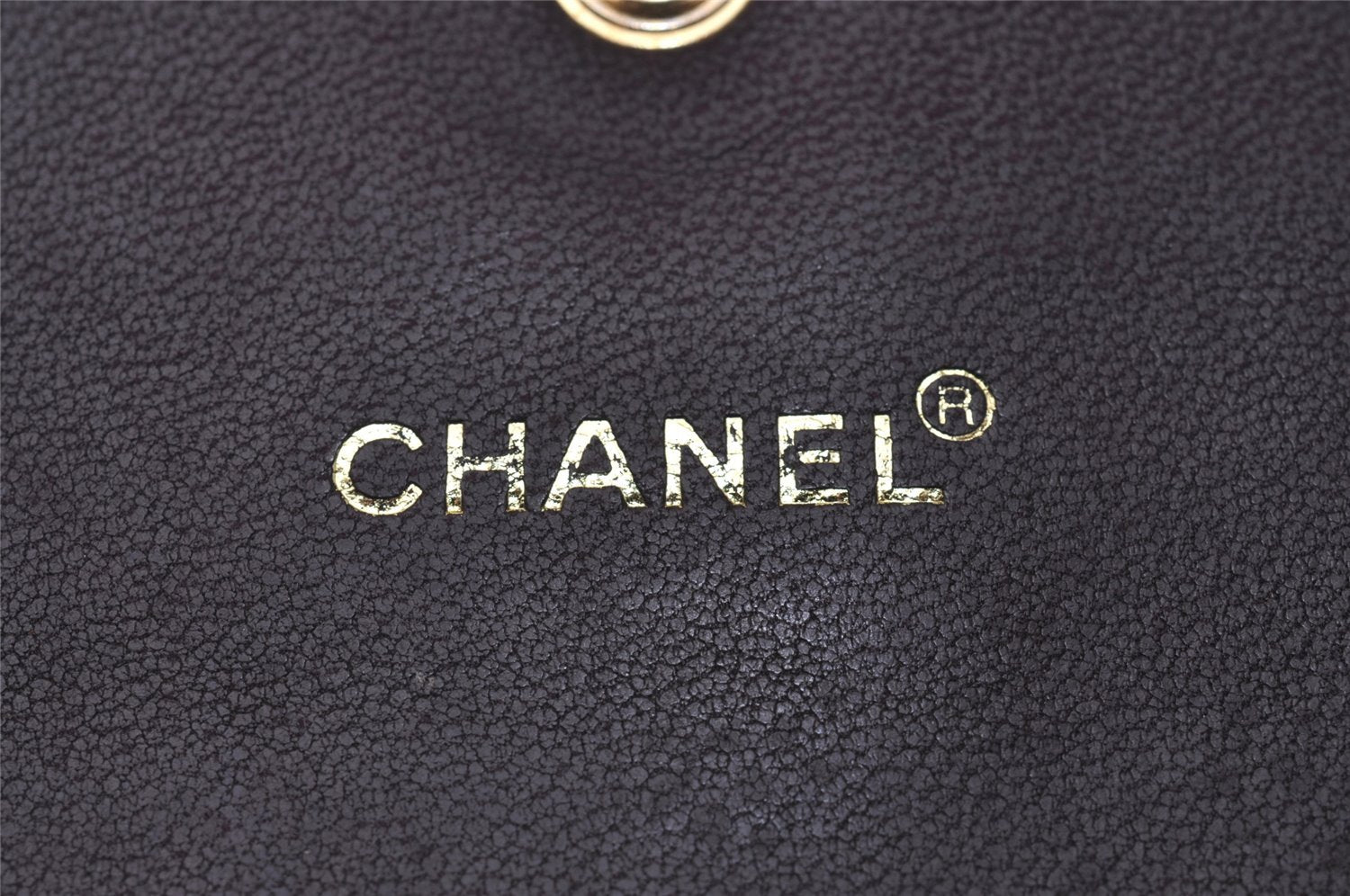 Authentic CHANEL Caviar Skin Vintage CC Logo Trifold Wallet Purse Wine Red 5566I