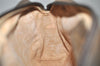 Authentic GUCCI Web Sherry Line Clutch Hand Bag GG PVC Leather Brown Junk 5566J
