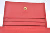 Authentic GUCCI Cherry Wallet Card Case GG PVC Leather 476050 Brown Box 5572H