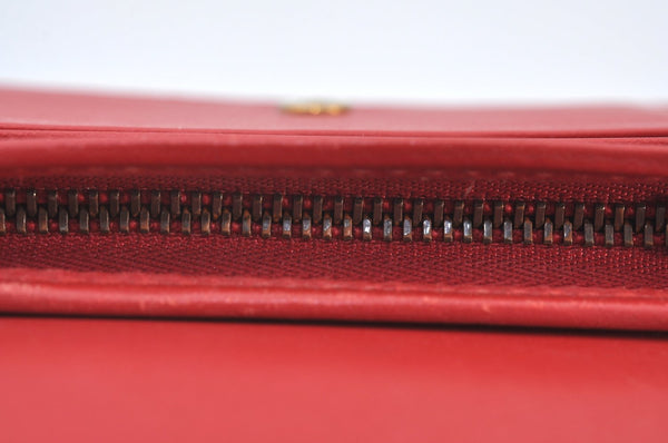 Authentic GUCCI Cherry Wallet Card Case GG PVC Leather 476050 Brown Box 5572H