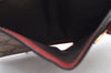 Authentic GUCCI Cherry Wallet Card Case GG PVC Leather 476050 Brown Box 5572H