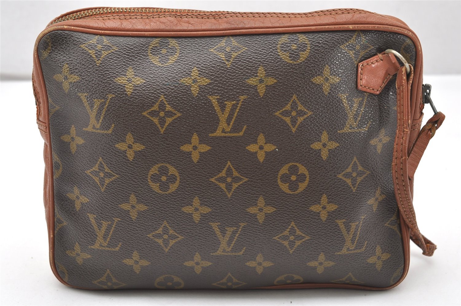 Authentic Louis Vuitton Monogram Pochette Sport Clutch Hand Bag Old Model 5572K