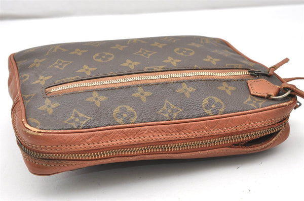 Authentic Louis Vuitton Monogram Pochette Sport Clutch Hand Bag Old Model 5572K