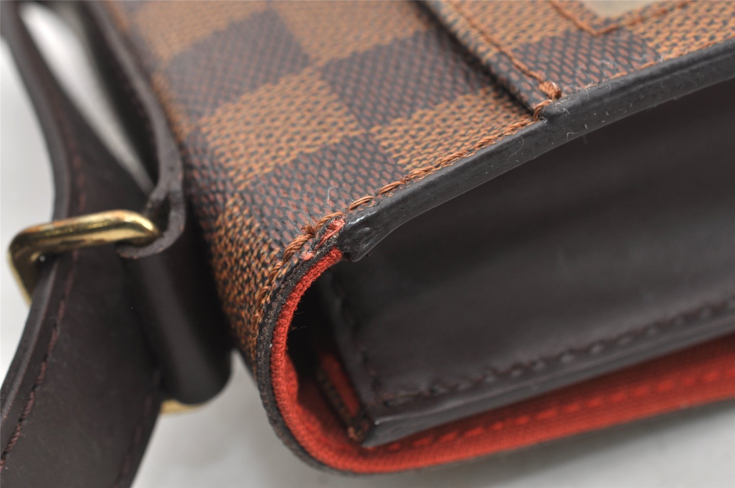 Authentic Louis Vuitton Damier Portobello Shoulder Cross Bag N45271 LV 5573I