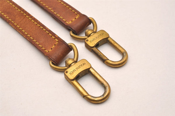 Authentic Louis Vuitton Leather Shoulder Strap Beige 50.8" LV 5573J