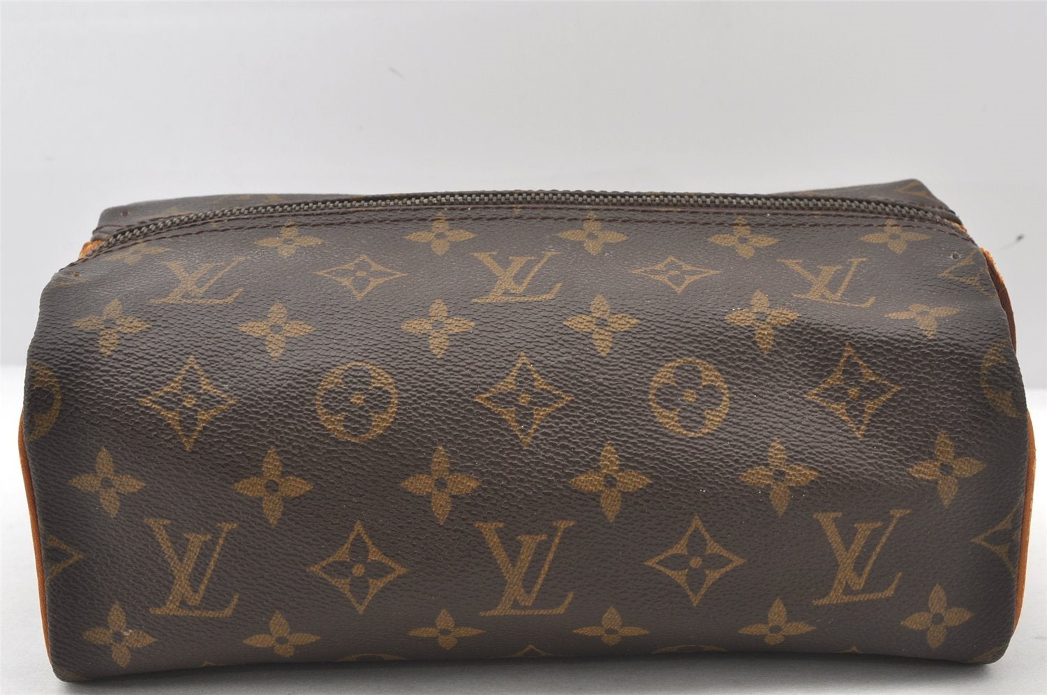 Authentic Louis Vuitton Monogram Trousse Patte Pression Pouch M47636 Junk 5573K