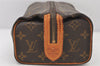 Authentic Louis Vuitton Monogram Trousse Patte Pression Pouch M47636 Junk 5573K