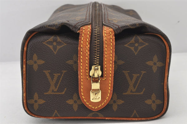 Authentic Louis Vuitton Monogram Trousse Patte Pression Pouch M47636 Junk 5573K