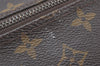 Authentic Louis Vuitton Monogram Trousse Patte Pression Pouch M47636 Junk 5573K