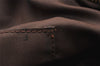 Authentic FENDI Zucca Shoulder Cross Body Bag Nylon Leather Brown Black 5574I