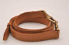 Authentic Louis Vuitton Leather Shoulder Strap Beige 34.3-41.3" LV 5575J