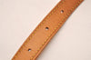 Authentic Louis Vuitton Leather Shoulder Strap Beige 34.3-41.3" LV 5575J