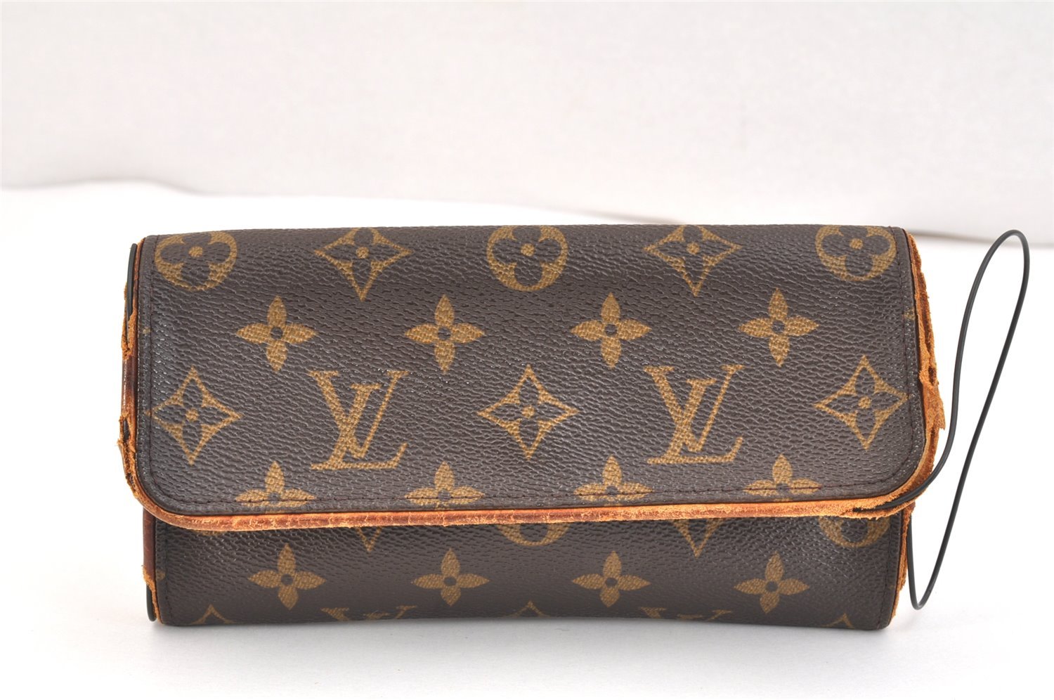 Authentic Louis Vuitton Monogram Pochette Twin PM Shoulder Bag M51854 LV 5576K