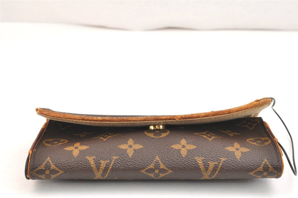 Authentic Louis Vuitton Monogram Pochette Twin PM Shoulder Bag M51854 LV 5576K