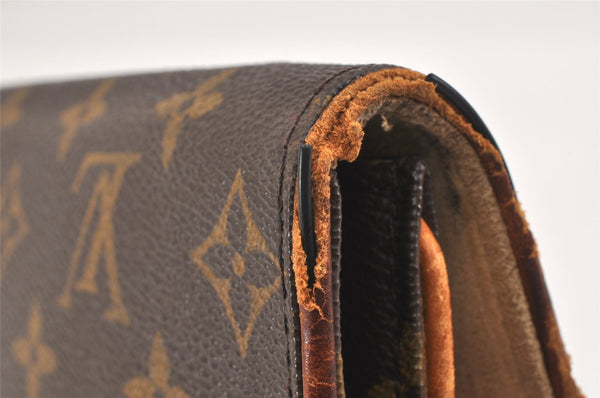 Authentic Louis Vuitton Monogram Pochette Twin PM Shoulder Bag M51854 LV 5576K