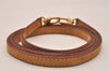 Authentic Louis Vuitton Leather Shoulder Strap Beige 51.2" LV 5577J