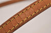 Authentic Louis Vuitton Leather Shoulder Strap Beige 51.2" LV 5577J