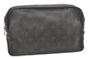 Auth Louis Vuitton Monogram Trousse Toilette 28 Clutch Hand Bag M47522 LV 5579K