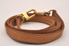 Authentic Louis Vuitton Leather Shoulder Strap Beige 46.7" LV 5582J