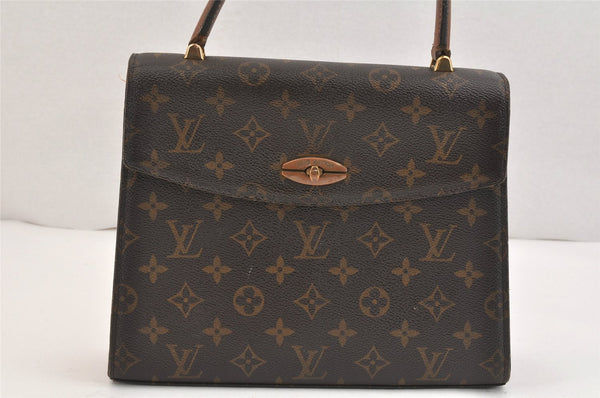 Authentic Louis Vuitton Monogram Malesherbes Hand Bag Purse M51379 LV 5582K