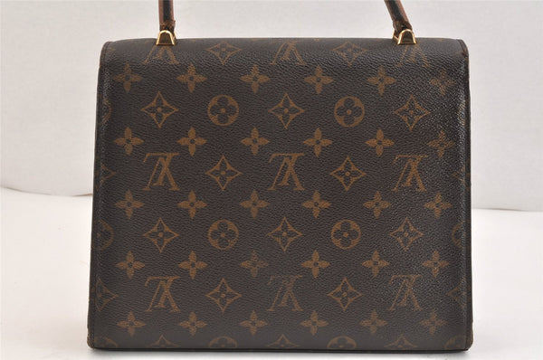 Authentic Louis Vuitton Monogram Malesherbes Hand Bag Purse M51379 LV 5582K