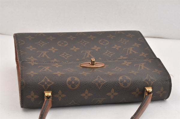 Authentic Louis Vuitton Monogram Malesherbes Hand Bag Purse M51379 LV 5582K