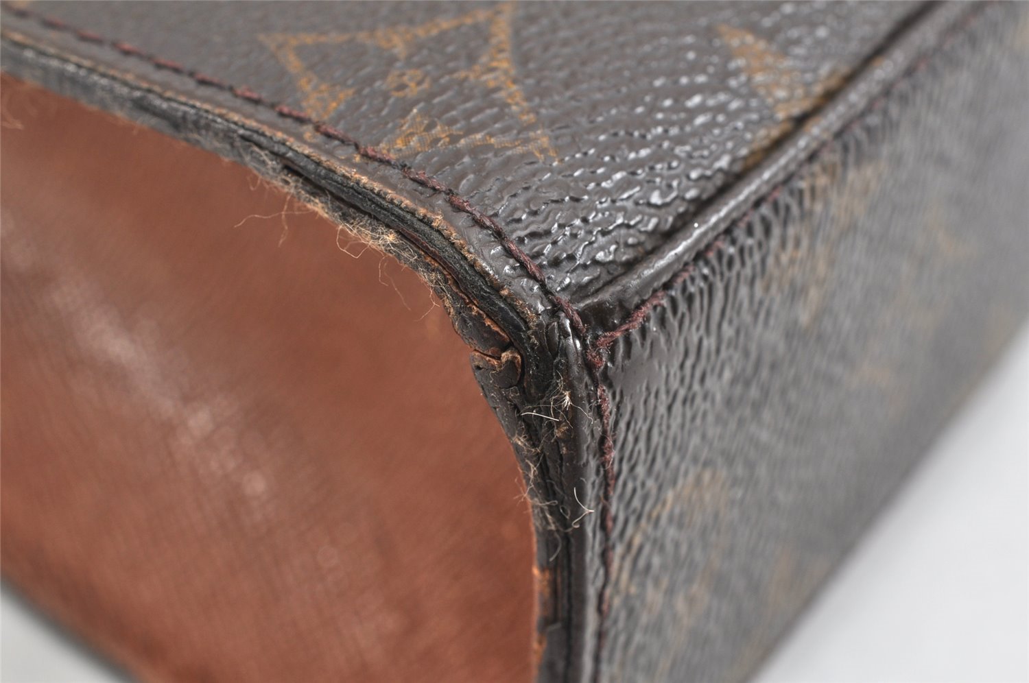 Authentic Louis Vuitton Monogram Malesherbes Hand Bag Purse M51379 LV 5582K