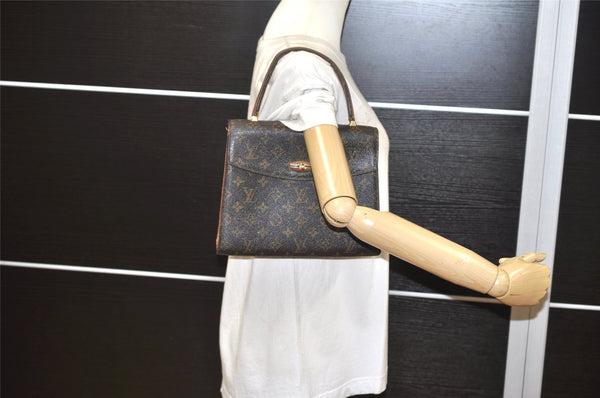 Authentic Louis Vuitton Monogram Malesherbes Hand Bag Purse M51379 LV 5582K