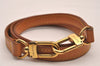 Authentic Louis Vuitton Leather Shoulder Strap Beige 39.4" LV 5583J